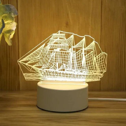 Hand-Blown Glass Night Light for Kids – Soft LED Glow for Peaceful Sleep 33