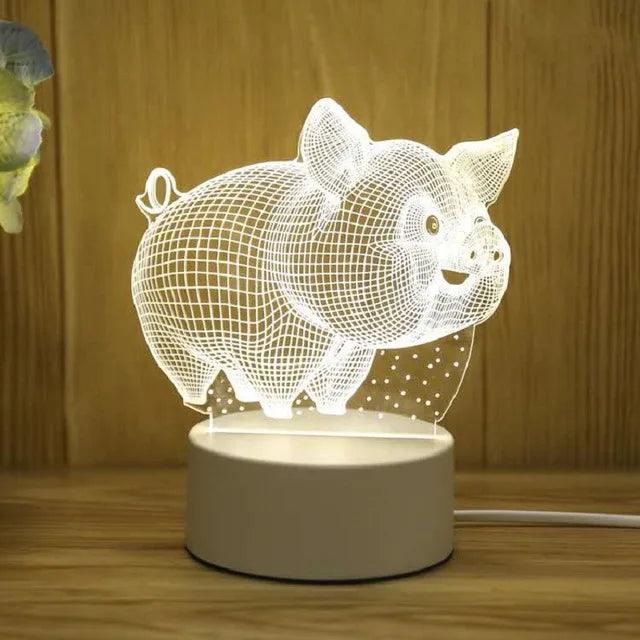 Hand-Blown Glass Night Light for Kids – Soft LED Glow for Peaceful Sleep 34