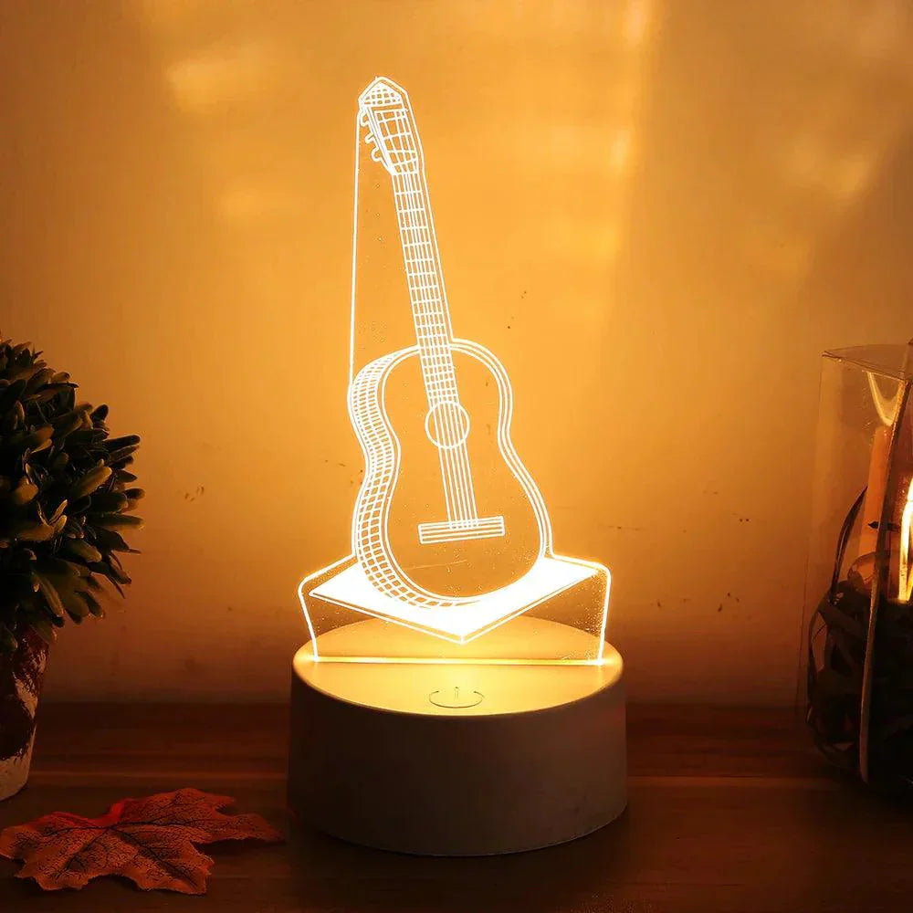 Hand-Blown Glass Night Light for Kids – Soft LED Glow for Peaceful Sleep 4