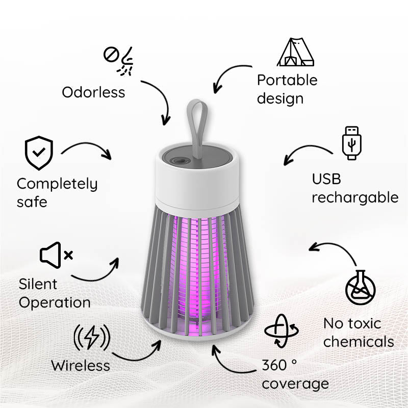 ZenoGlow - Leise UV-Mückenlampe