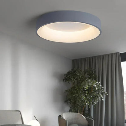 Modern Round LED Ceiling Light with Remote Control – Energy-Efficient Minimalist Design 7