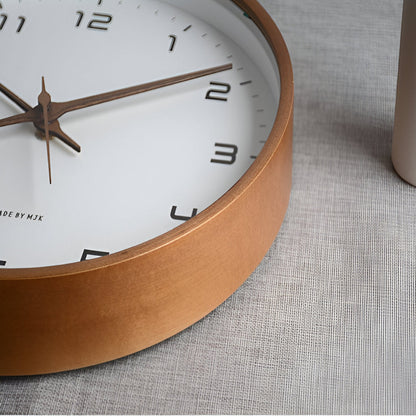 Nordic Design Silent Wall Clock – 30 cm Minimalist Wooden Clock for Home and Office 8
