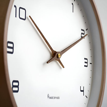 Nordic Design Silent Wall Clock – 30 cm Minimalist Wooden Clock for Home and Office 3