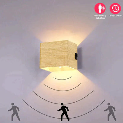 Dual-Sided Wall Lamp with Motion Sensor – USB Rechargeable Ambient Light for Indoor and Outdoor Use 3