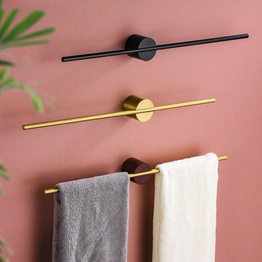 Modern Wall-Mounted Towel Rack – Durable Metal Bathroom Organizer in Two Sizes 1