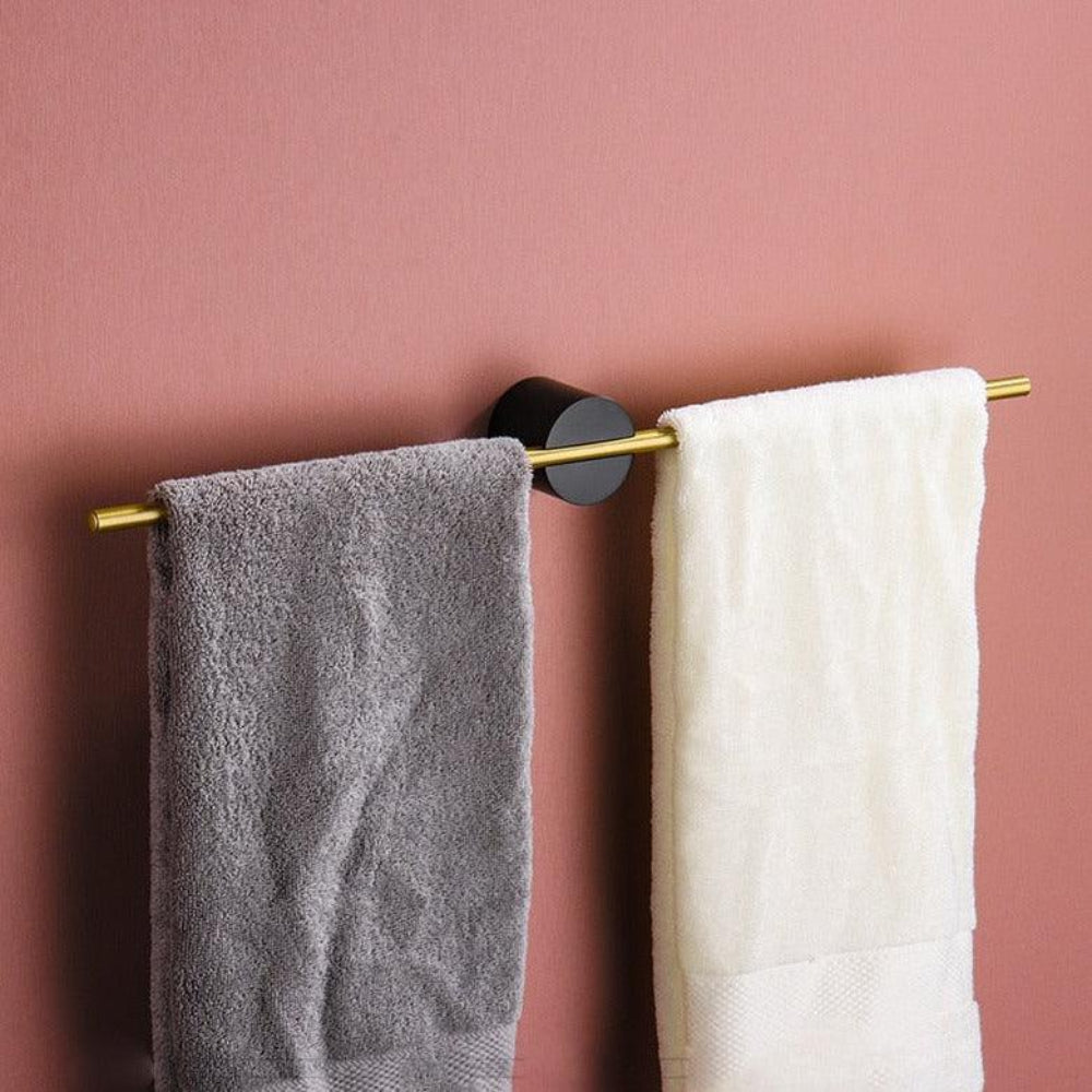 Modern Wall-Mounted Towel Rack – Durable Metal Bathroom Organizer in Two Sizes 5
