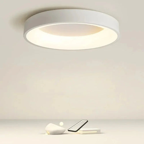 Modern Round LED Ceiling Light with Remote Control – Energy-Efficient Minimalist Design 1