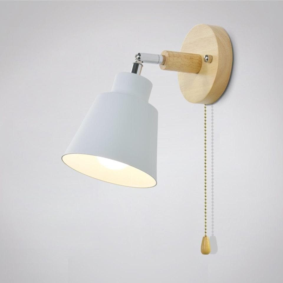 Adjustable Wall Light with Pull Chain Switch – Vintage Industrial Design 1