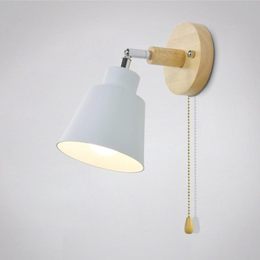 Adjustable Wall Light with Pull Chain Switch – Vintage Industrial Design 1