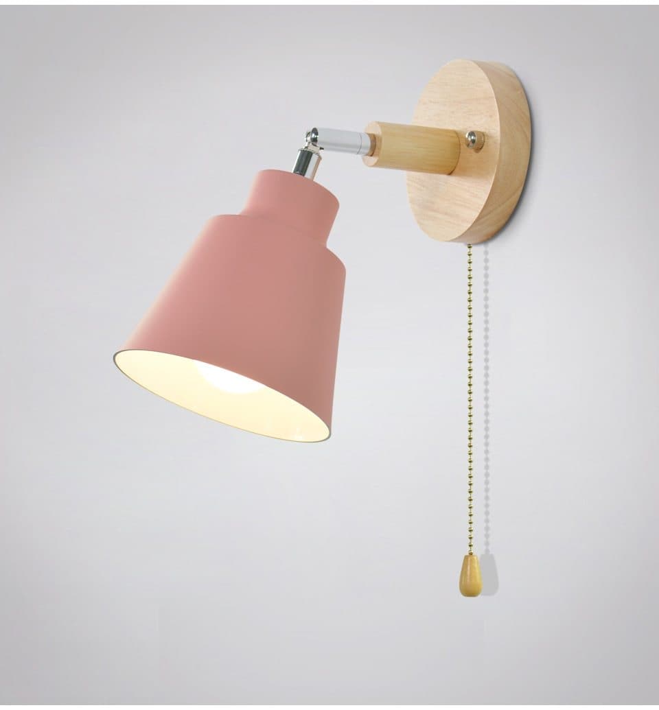 Adjustable Wall Light with Pull Chain Switch – Vintage Industrial Design 3