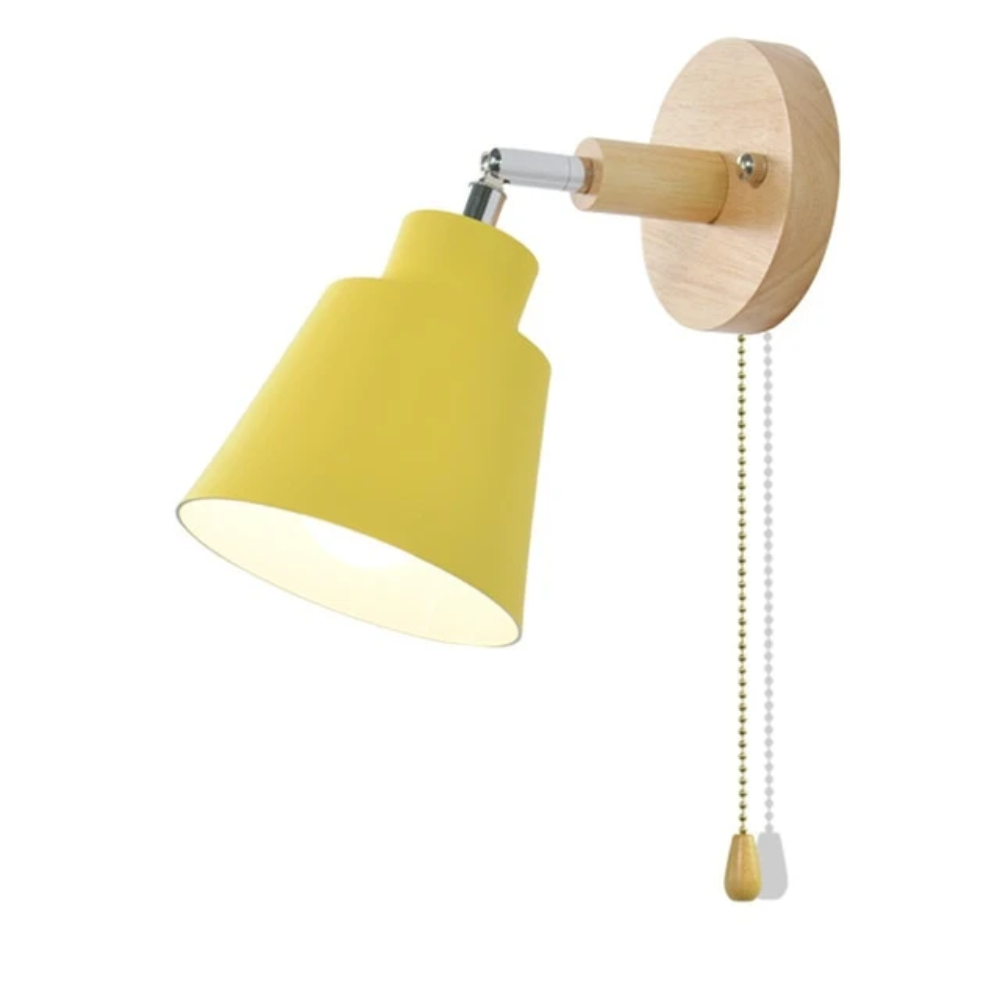 Adjustable Wall Light with Pull Chain Switch – Vintage Industrial Design 12