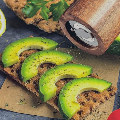 Acacia Wood Salt and Pepper Mills with Adjustable Ceramic Grinder – Elegant Kitchen Essential 7