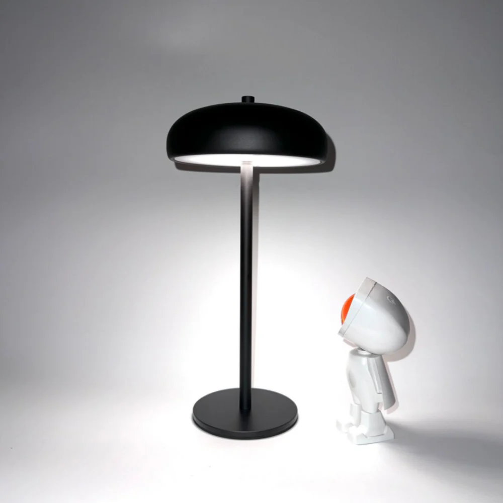 Stylish Wireless Retro Table Lamp with Touch Control and Rechargeable Battery 10
