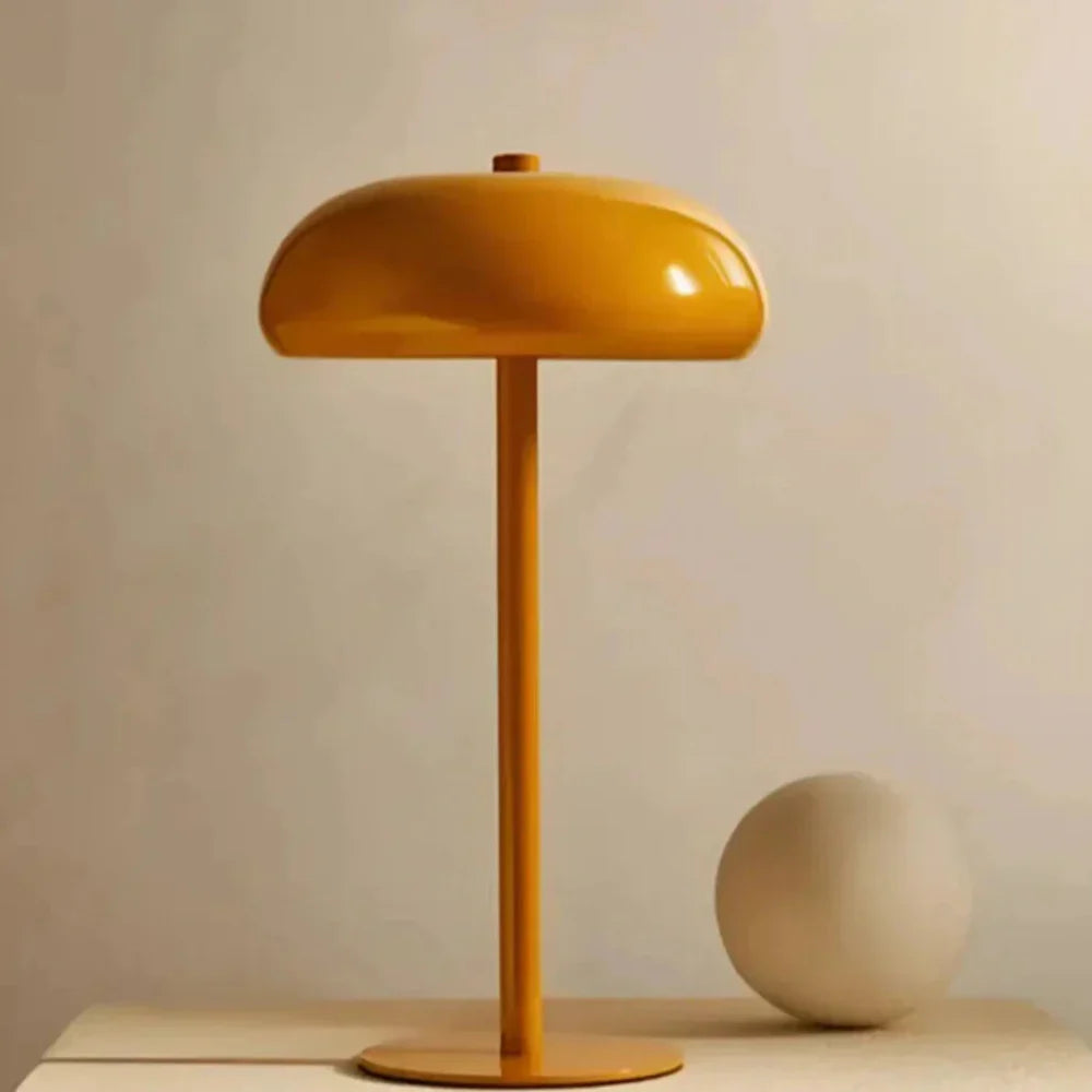 Stylish Wireless Retro Table Lamp with Touch Control and Rechargeable Battery 4
