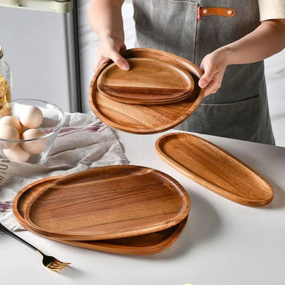 RoyalServe - Serviertablett-Set aus Akazienholz