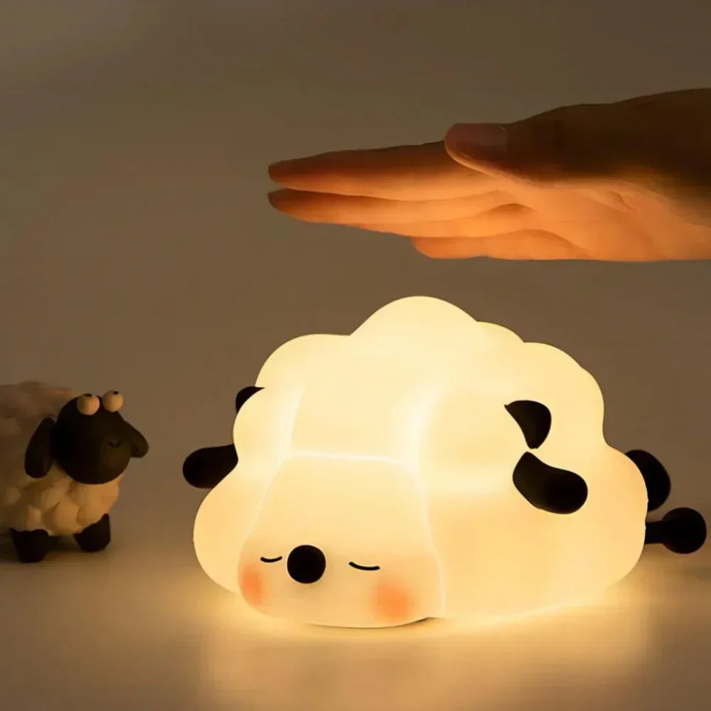 Soft and Squishy Night Light for Kids – Rechargeable Silicone Bedside Lamp with Touch Control 20