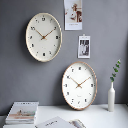 Nordic Design Silent Wall Clock – 30 cm Minimalist Wooden Clock for Home and Office 4