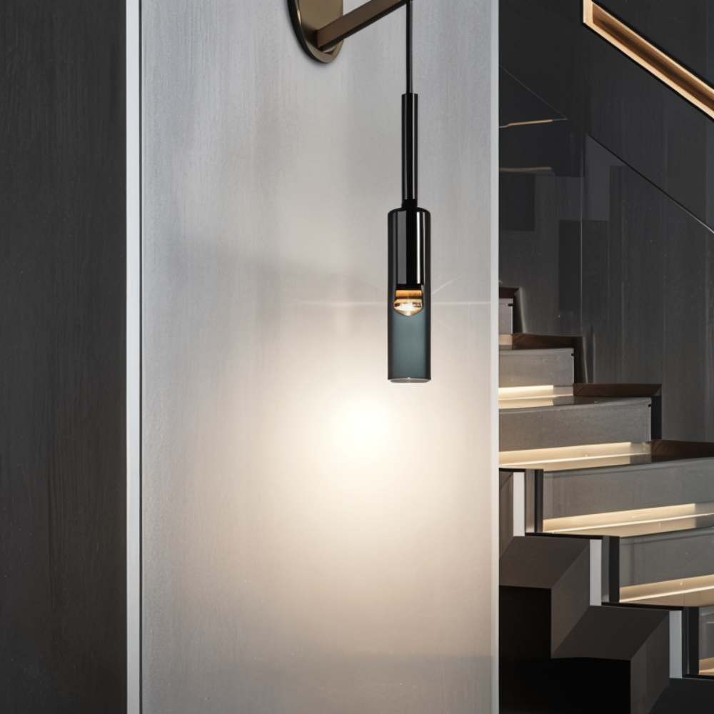 Schlankes Rohrdesign LED-Kronleuchter - Ideal für kleine Räume