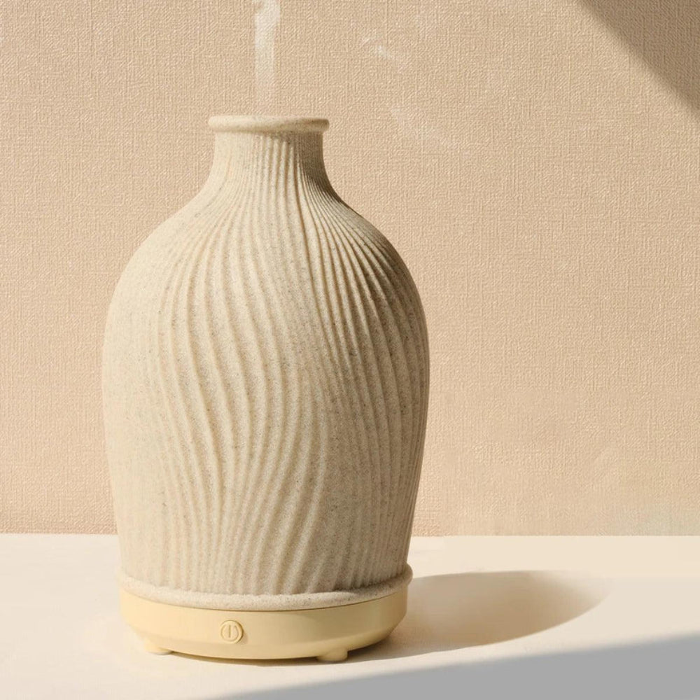 Modern Boho-Style Polyresin Aroma Diffuser – Ultrasonic Humidifier for Home and Office 6