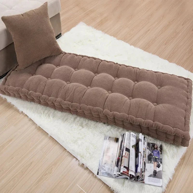 Long Plush Cord Cushion for Benches – 8 cm Thick Soft Seating in Various Colors 12