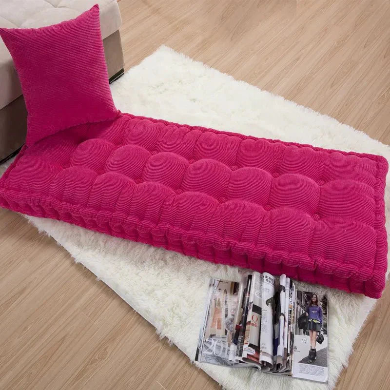 Long Plush Cord Cushion for Benches – 8 cm Thick Soft Seating in Various Colors 13