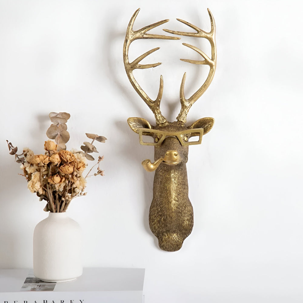 Wall-Mounted Animal Sculptures – Handcrafted Decorative Hooks for Home Accents 5