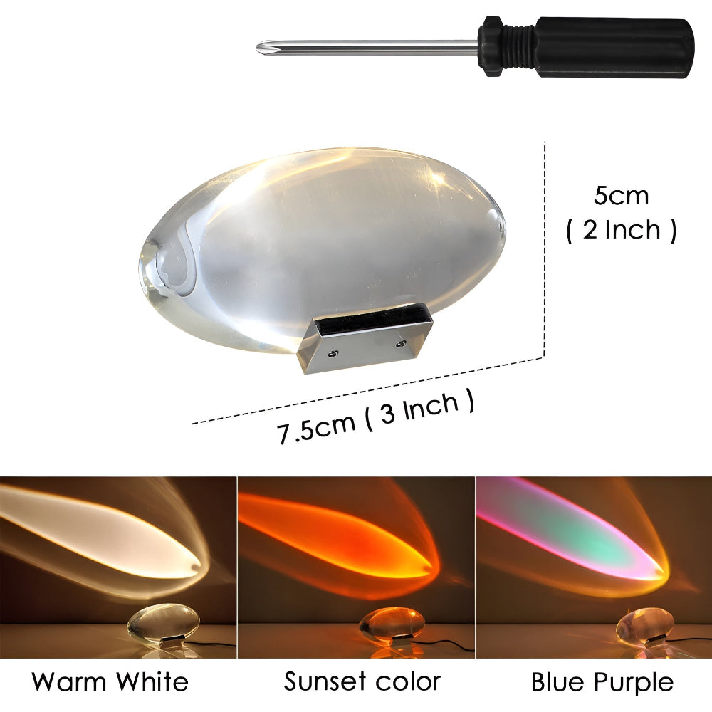 Magical Crystal Spectrum Lamp – LED Light with Colorful Prism for Home Décor 10