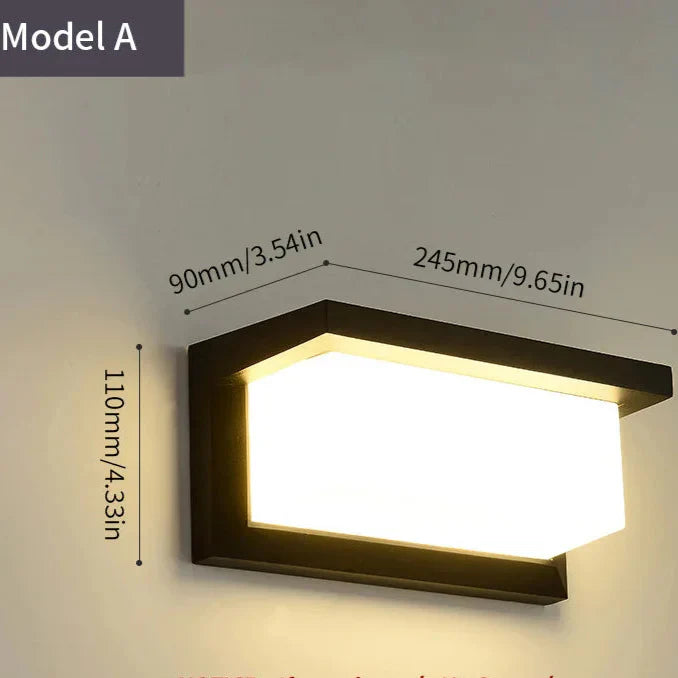 Modern Outdoor Wall Light with PIR Motion Sensor – Waterproof LED Exterior Wall Sconce for Patios and Entrances 10