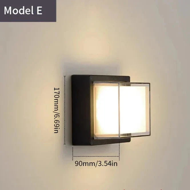 Modern Outdoor Wall Light with PIR Motion Sensor – Waterproof LED Exterior Wall Sconce for Patios and Entrances 14