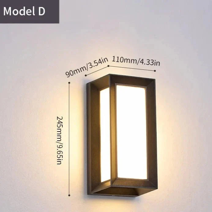 Modern Outdoor Wall Light with PIR Motion Sensor – Waterproof LED Exterior Wall Sconce for Patios and Entrances 13