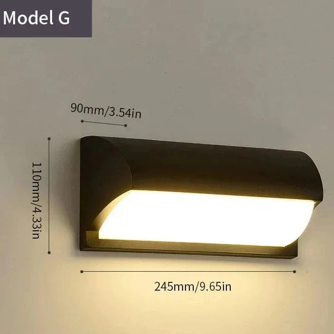 Modern Outdoor Wall Light with PIR Motion Sensor – Waterproof LED Exterior Wall Sconce for Patios and Entrances 17