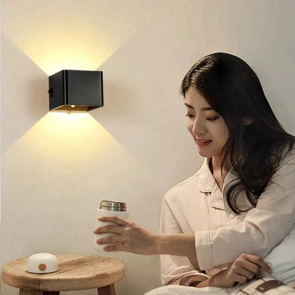 Dual-Sided Wall Lamp with Motion Sensor – USB Rechargeable Ambient Light for Indoor and Outdoor Use 5