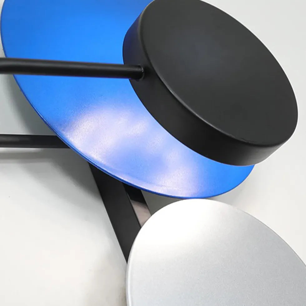 Round Minimalist Wall Light Sconce – Elegant Designer Fixture for Living Spaces, Warm Ambient Light, Modern Brass & Aluminum 10