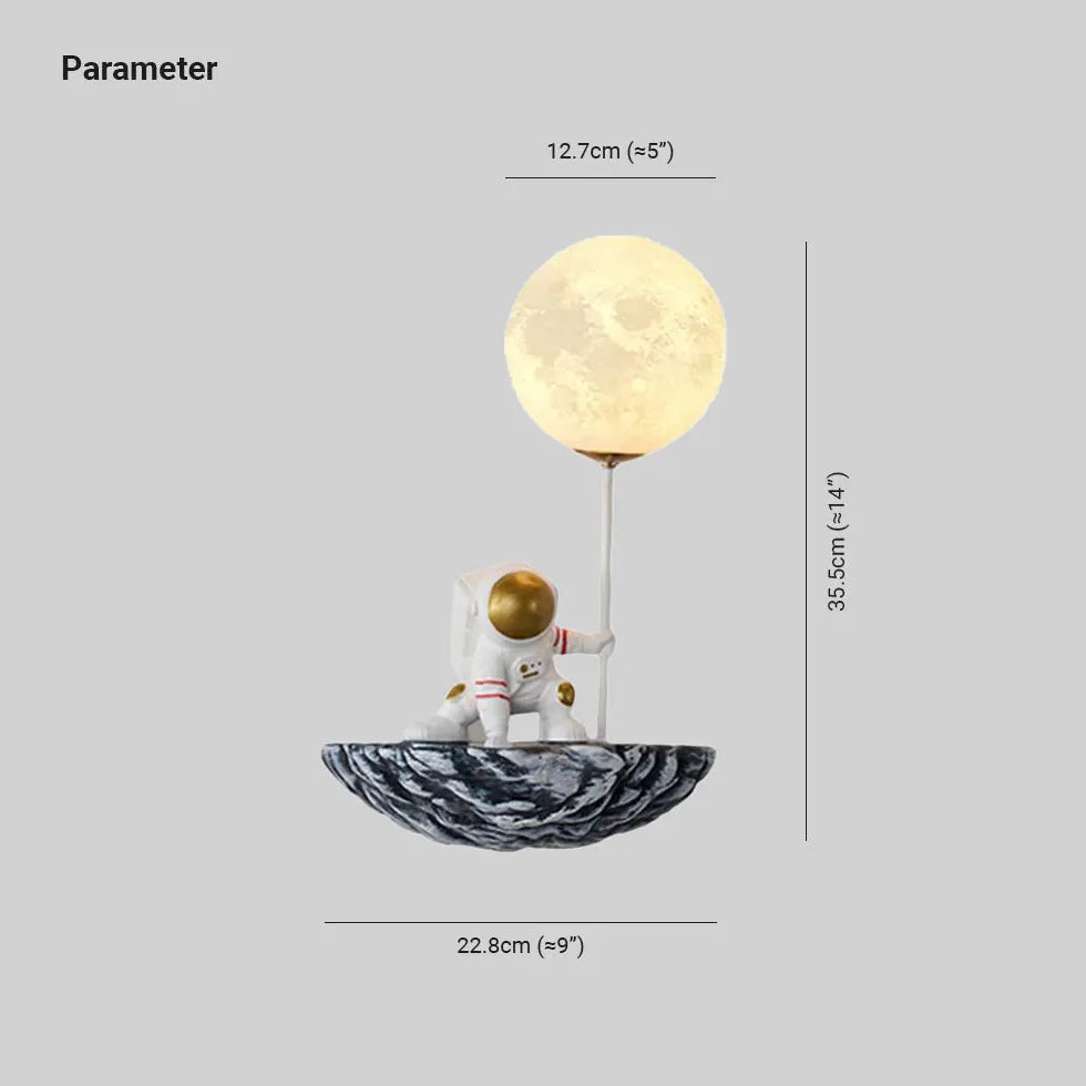 Astrowyn - Astronauten-Wandleuchte für Kinder
