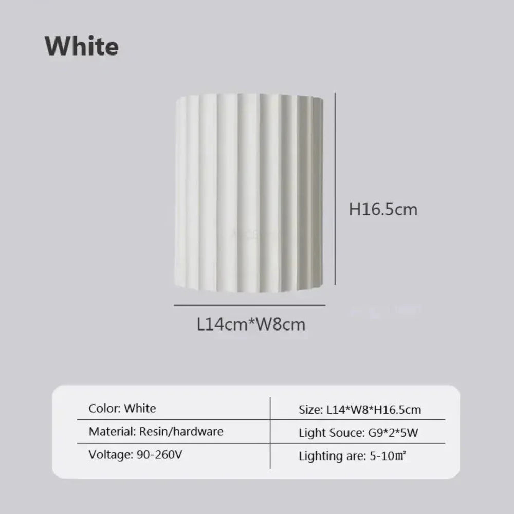 Modern Minimalist Wall Light with Colorful Accents – Elegant Aluminum Design 7